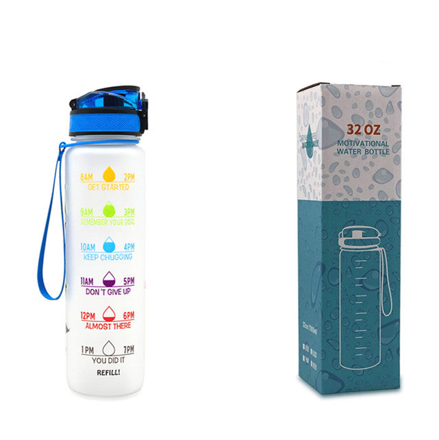 Track & Thrive Motivational Fitness Bottle
