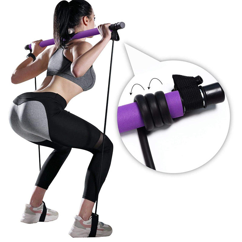 Total Body Pilates Bar for Home Workouts