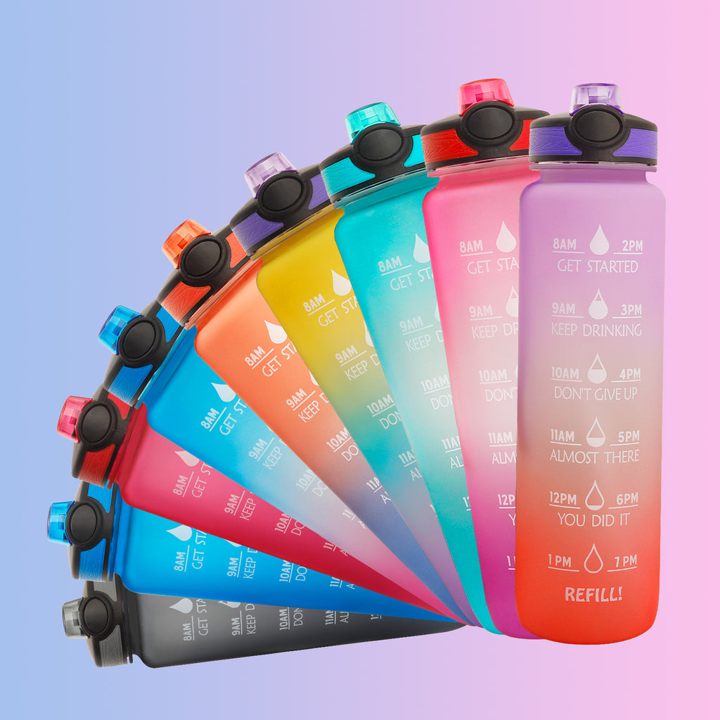 Track & Thrive Motivational Fitness Bottle