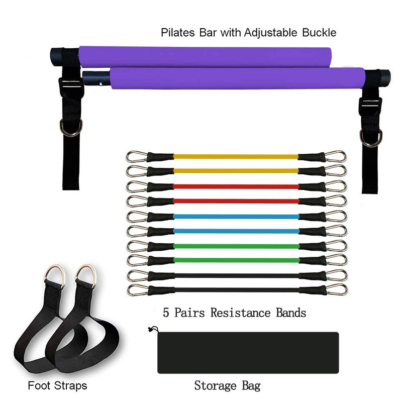 Total Body Pilates Bar for Home Workouts