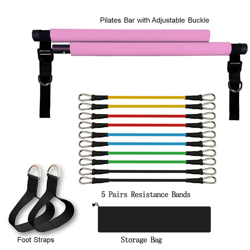 Total Body Pilates Bar for Home Workouts